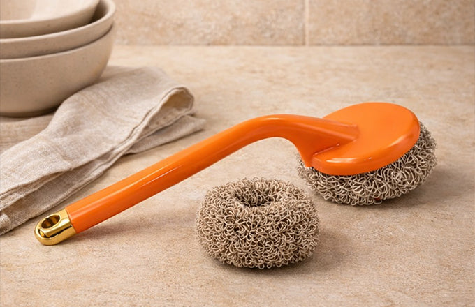 Long Handle Kitchen Dish Scrubber Brush