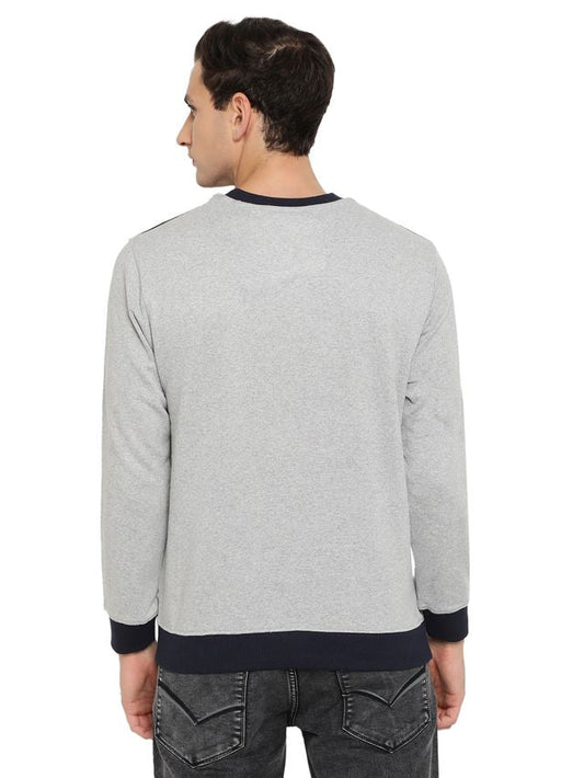 Mens Winter Sweatshirt Soft Cotton Full Sleeve Warm Casual Sweatshirt for Cold Weather