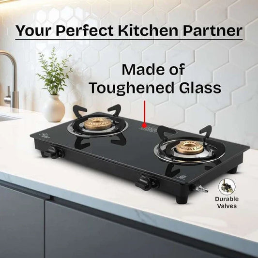 Burner Manual Compact With Toughened Glass Gas