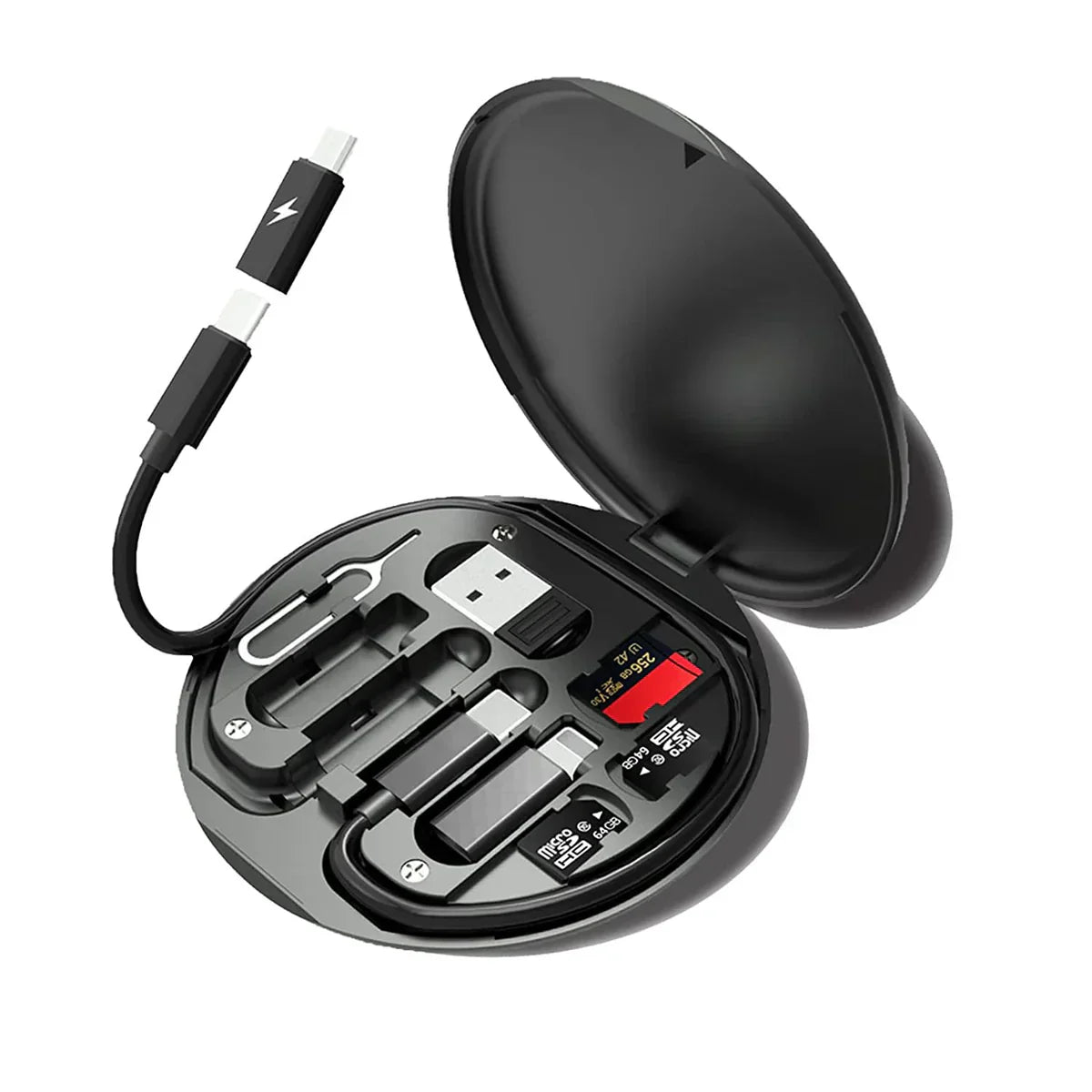 8-in-1 Fast Charging Cable Kit -USB-C, Lightning & Micro USB