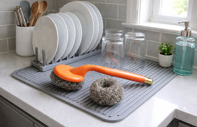 Long Handle Kitchen Dish Scrubber Brush