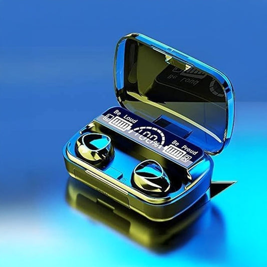 Wireless Bluetooth Earbuds with Noise Reduction & In-built Powerbank