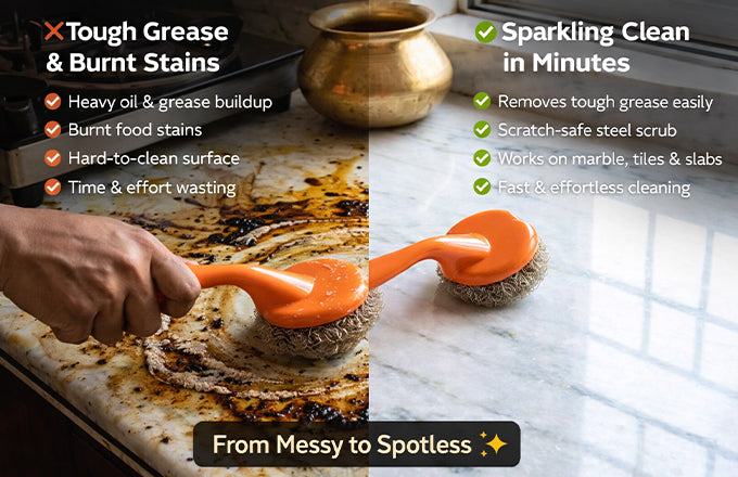 Long Handle Kitchen Dish Scrubber Brush