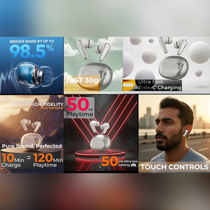 Pro Sound True Wireless Bluetooth Earbuds with HD Audio