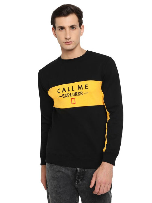 Mens Winter Sweatshirt Soft Cotton Full Sleeve Warm Casual Sweatshirt for Cold Weather