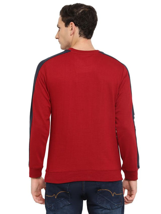 Mens Winter Sweatshirt Soft Cotton Full Sleeve Warm Casual Sweatshirt for Cold Weather