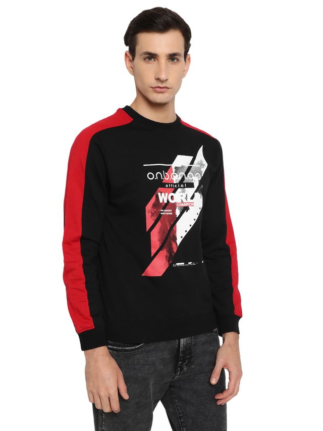 Mens Winter Sweatshirt Soft Cotton Full Sleeve Warm Casual Sweatshirt for Cold Weather