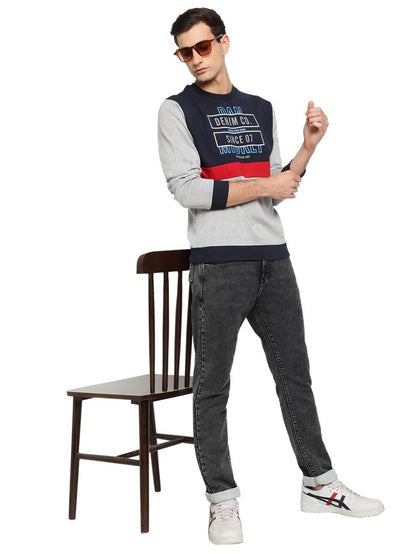 Mens Winter Sweatshirt Soft Cotton Full Sleeve Warm Casual Sweatshirt for Cold Weather