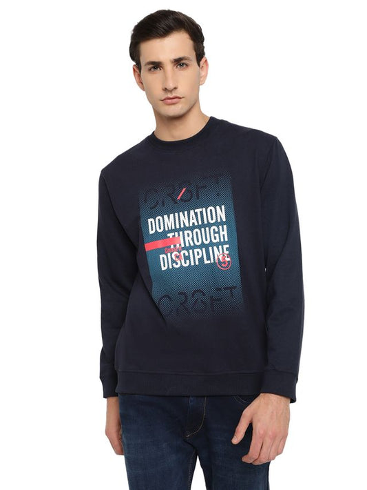 Mens Winter Sweatshirt Soft Cotton Full Sleeve Warm Casual Sweatshirt for Cold Weather