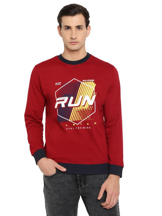 Mens Winter Sweatshirt Soft Cotton Full Sleeve Warm Casual Sweatshirt for Cold Weather